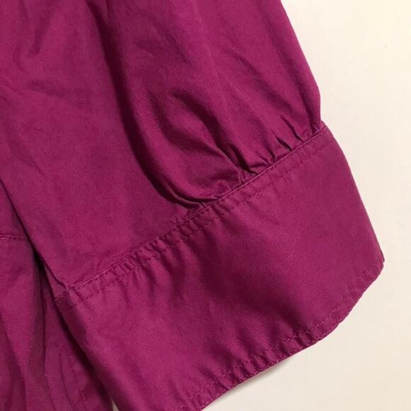 Travel Smith Fushia Button Up - Picture 6 of 8